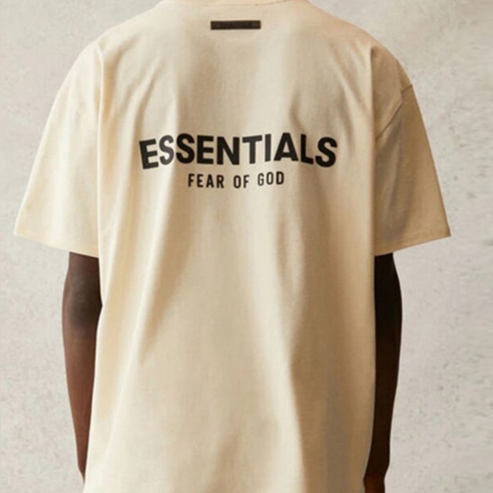 NWT Essentials Fear of God Tee pastel yellow